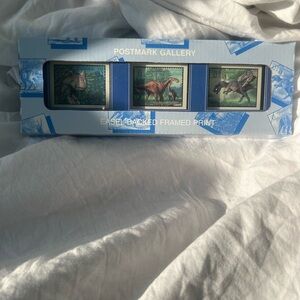 Brand New Collectable Postmark Gallery Framed U.S Dinosaur Collection Stamps